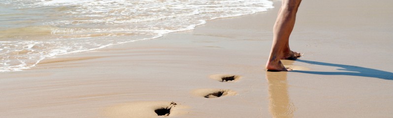 muskelentspannung wie laufen im sand